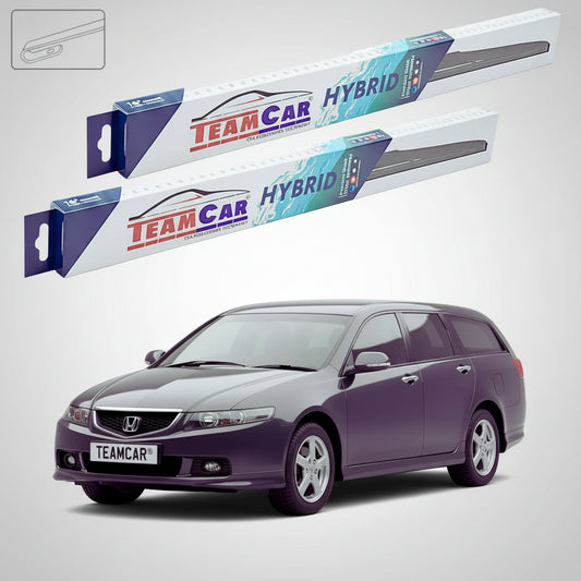 Ștergătoare Honda Accord Gen VII Tourer (CM) Estate 2003-2008 | Set Față Hibrid – TeamCar®
