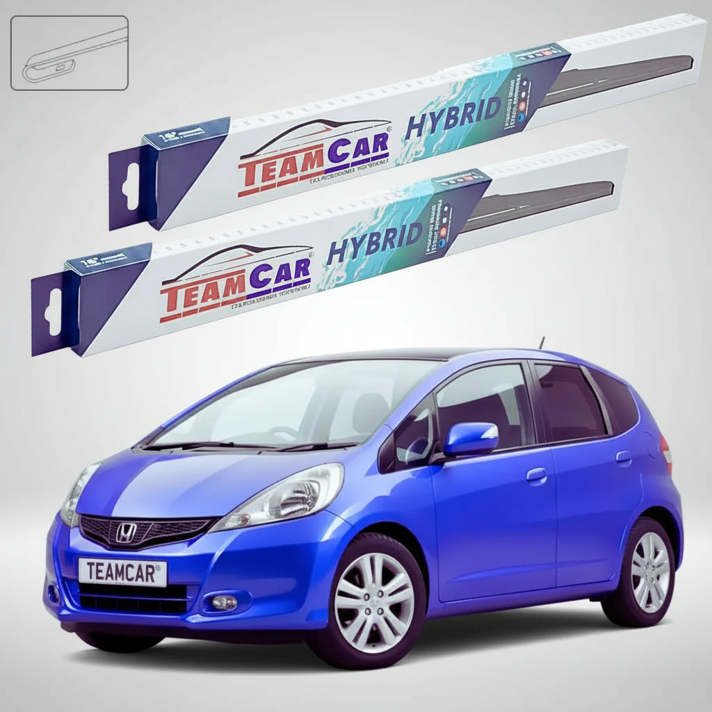 Ablaktörlő Honda Jazz Gen III (GE6/GE8/GG1-GG6/GP1) Ferdehátú 2008-2015 | Hibrid első készlet – TeamCar®