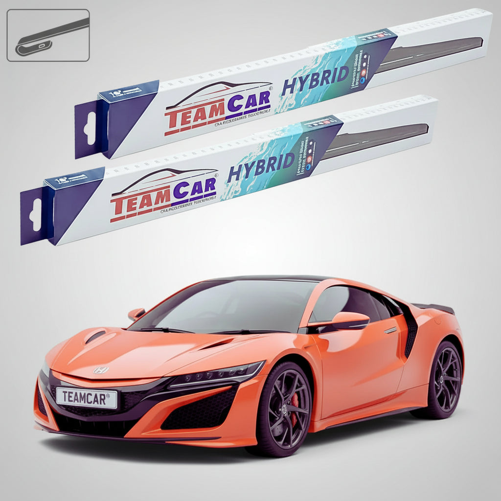 Ștergătoare Honda NSX Gen II (NC_) Coupe 2016-prezent | Set Față Hibrid – TeamCar®