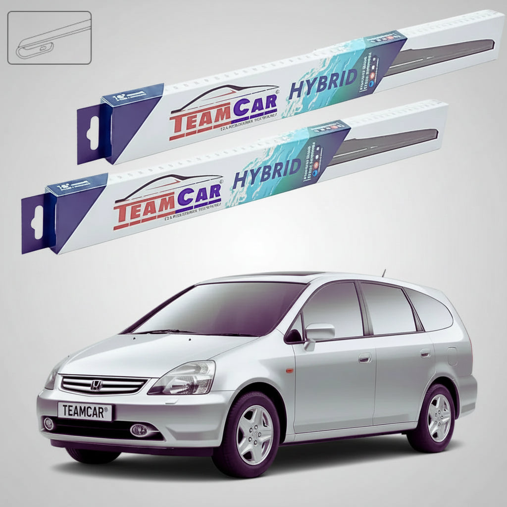 Ștergătoare Honda Stream Gen I (RN1/RN2/RN3/RN4) MPV 2001-2006 | Set Față Hibrid – TeamCar®