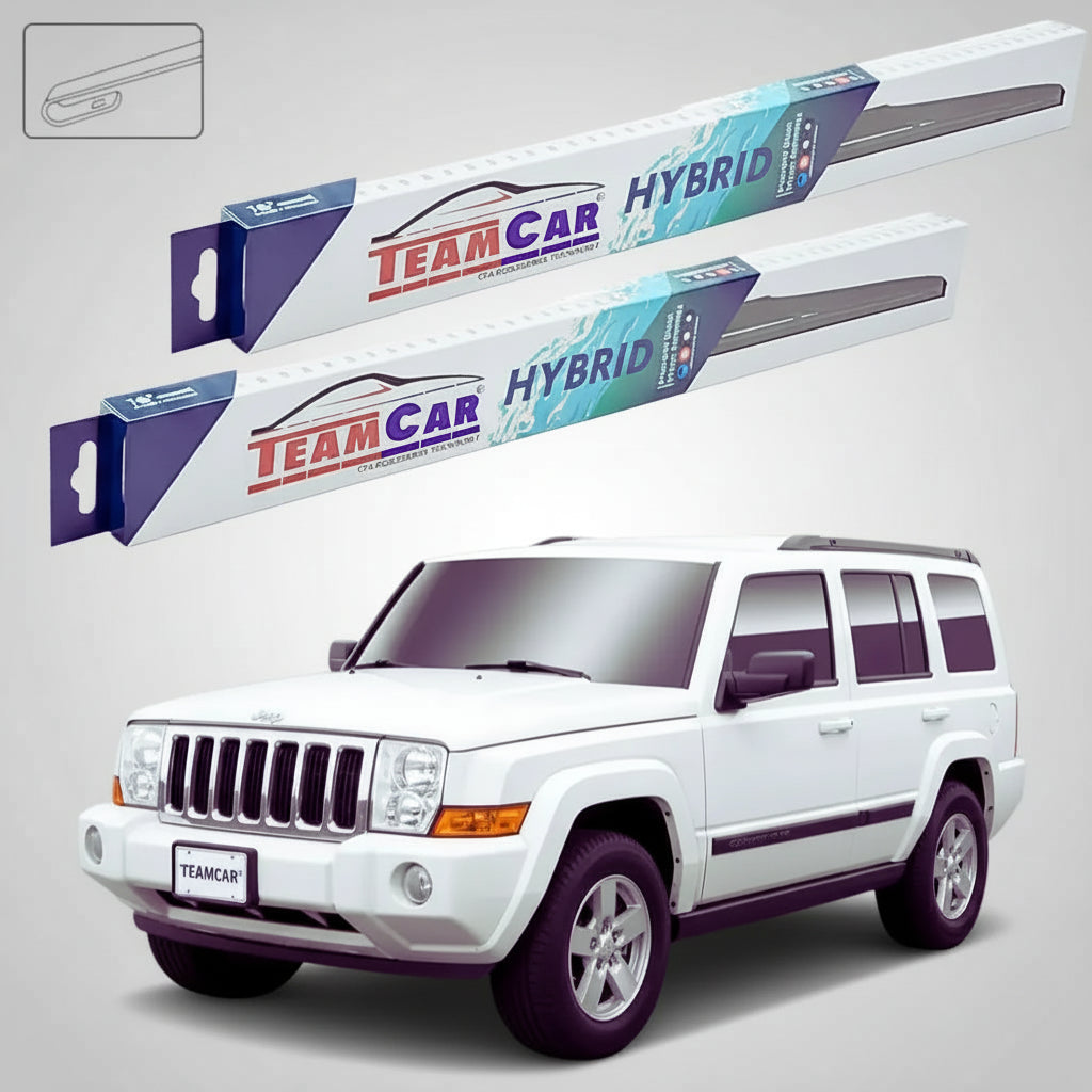 Ștergătoare Jeep Commander XK 2005-2010 | Set Față Hibrid – TeamCar®