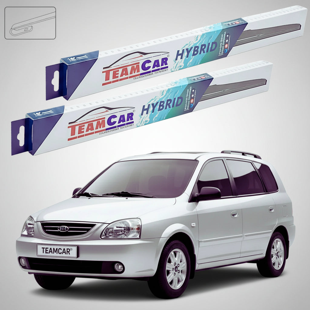 Essuie-glaces Kia Carens FC/FJ 1999-2006 | Ensemble avant hybride – TeamCar®