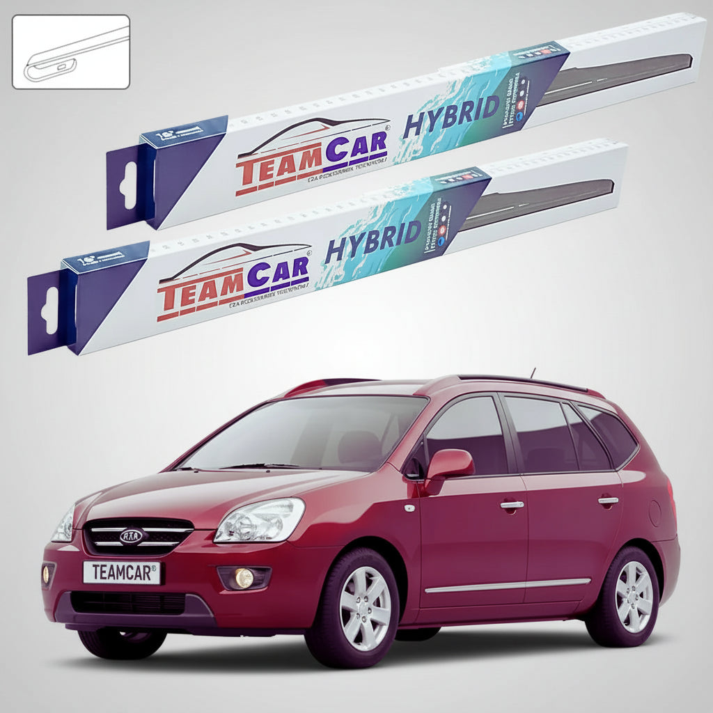 Essuie-glaces Kia Carens III UN/FG 2006-2013 | Ensemble avant hybride – TeamCar®