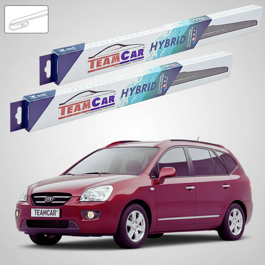 Essuie-glaces Kia Carens III UN/FG 2006-2013 | Ensemble avant hybride – TeamCar®