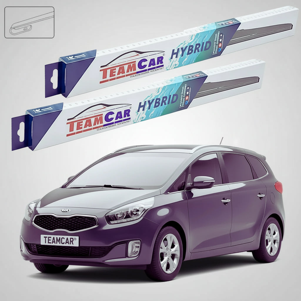 Ștergătoare Kia Carens IV RP 2013-prezent | Set Față Hibrid – TeamCar®