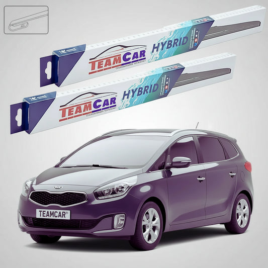 Ștergătoare Kia Carens IV RP 2013-prezent | Set Față Hibrid – TeamCar®