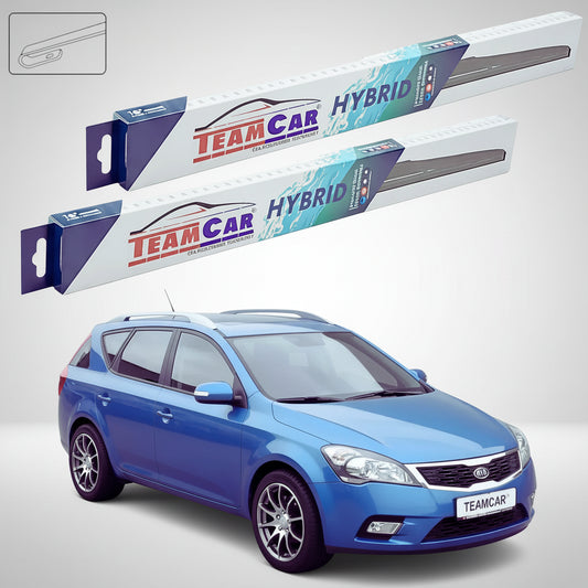 Ștergătoare Kia Ceed I SW Facelift ED 2009-2012 | Set Față Hibrid – TeamCar®
