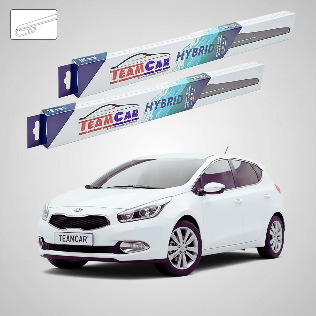Ștergătoare Kia Ceed II JD 2012-2018 | Set Față Hibrid – TeamCar®