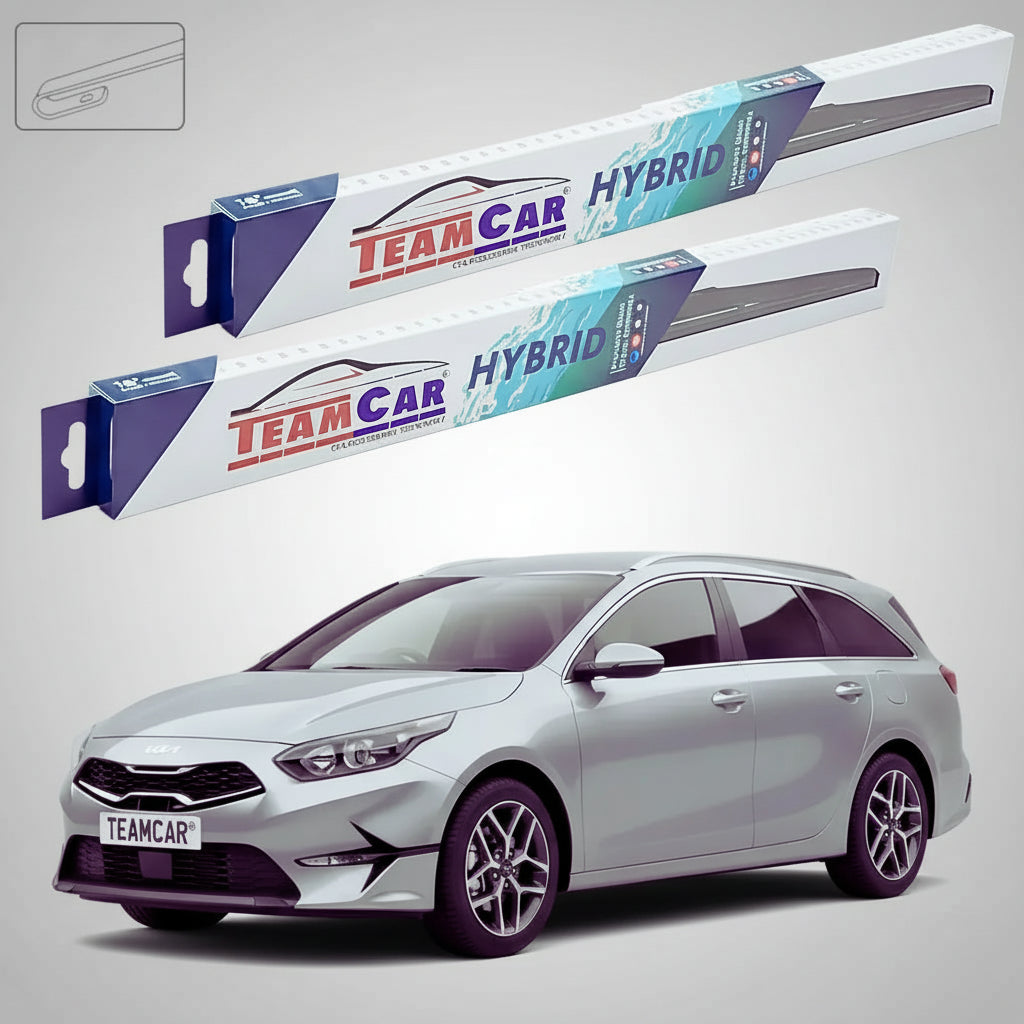 Ștergătoare Kia Ceed III SW CD 2018-prezent | Set Față Hibrid – TeamCar®
