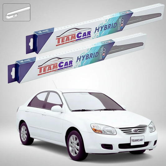 Ștergătoare Kia Cerato I LD 2004-2009 | Set Față Hibrid – TeamCar®
