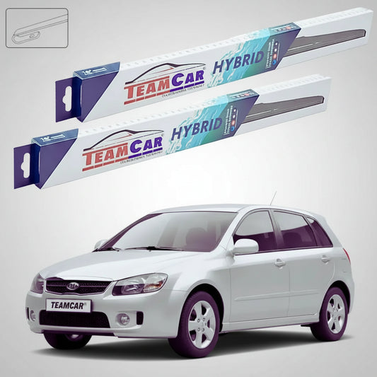 Ștergătoare Kia Cerato I LD Hatchback 2004-2009 | Set Față Hibrid – TeamCar®