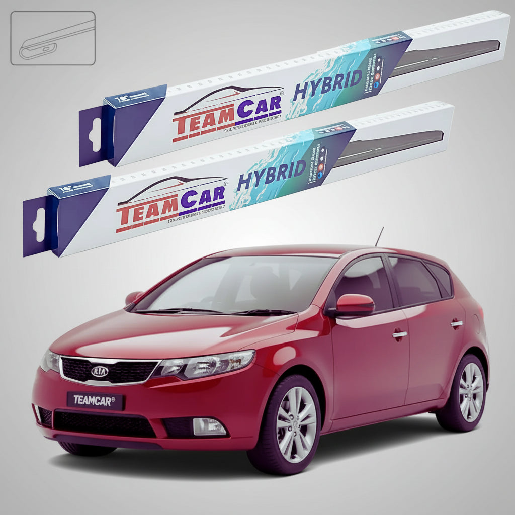 Ștergătoare Kia Cerato II TD Hatchback 2010-2014 | Set Față Hibrid – TeamCar®