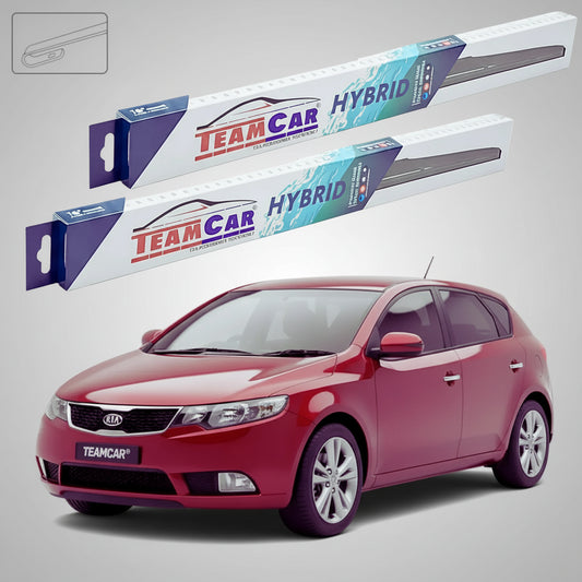 Ștergătoare Kia Cerato II TD Hatchback 2010-2014 | Set Față Hibrid – TeamCar®