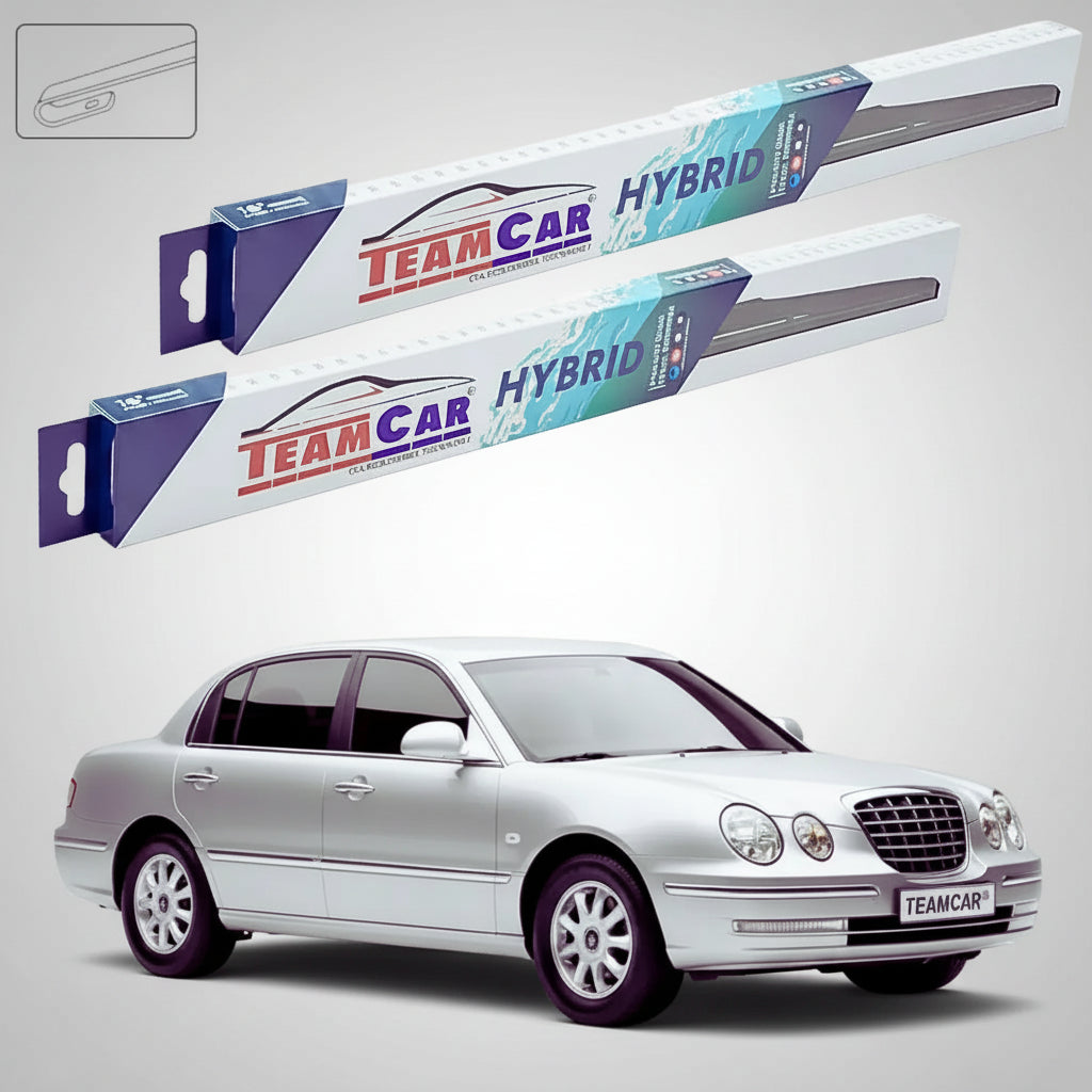 Ștergătoare Kia Opirus I GH Sedan 2003-2009 | Set Față Hibrid – TeamCar®