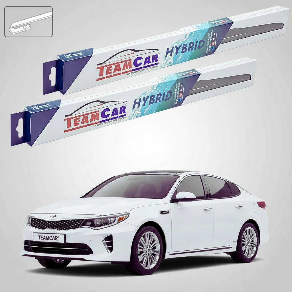 Ștergătoare Kia Optima IV JF Sedan 2015-2019 | Set Față Hibrid – TeamCar®