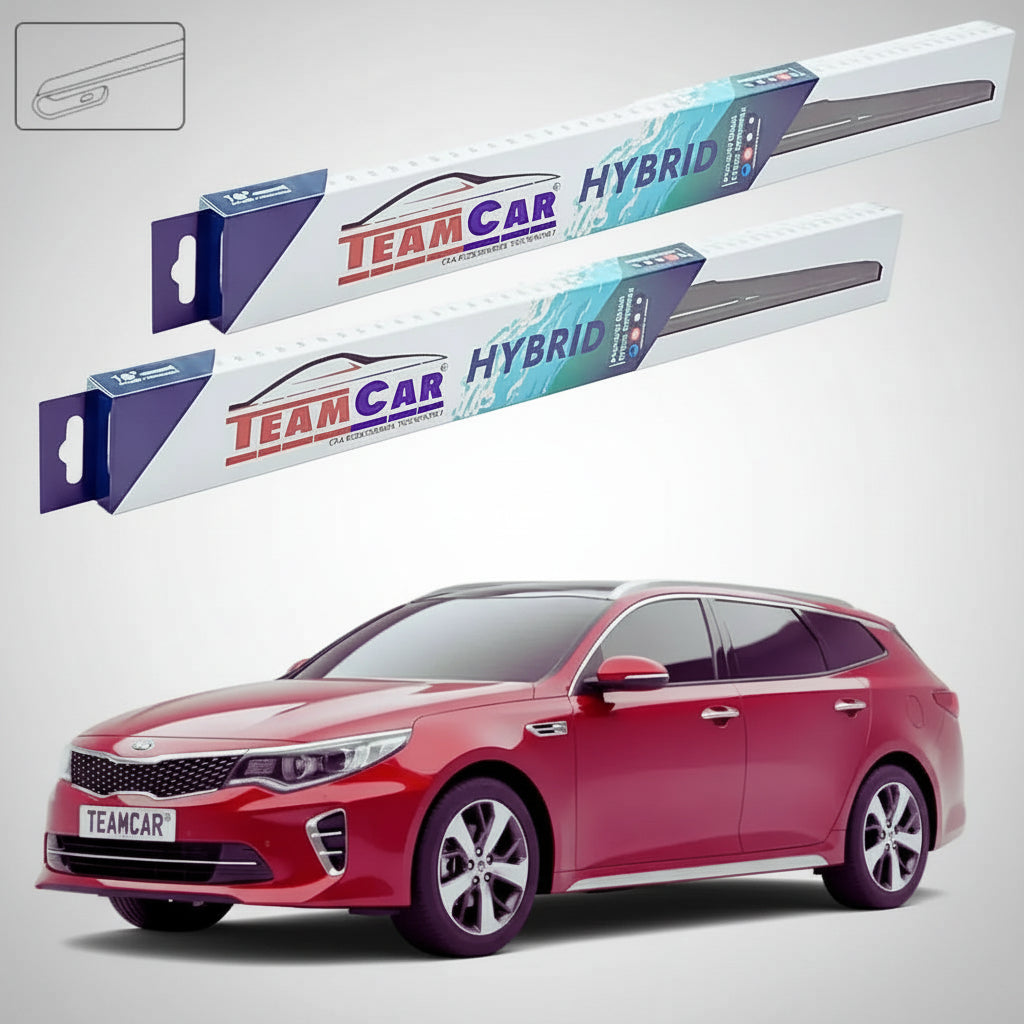 Ștergătoare Kia Optima Sportswagon IV JF Estate 2016-prezent | Set Față Hibrid – TeamCar®