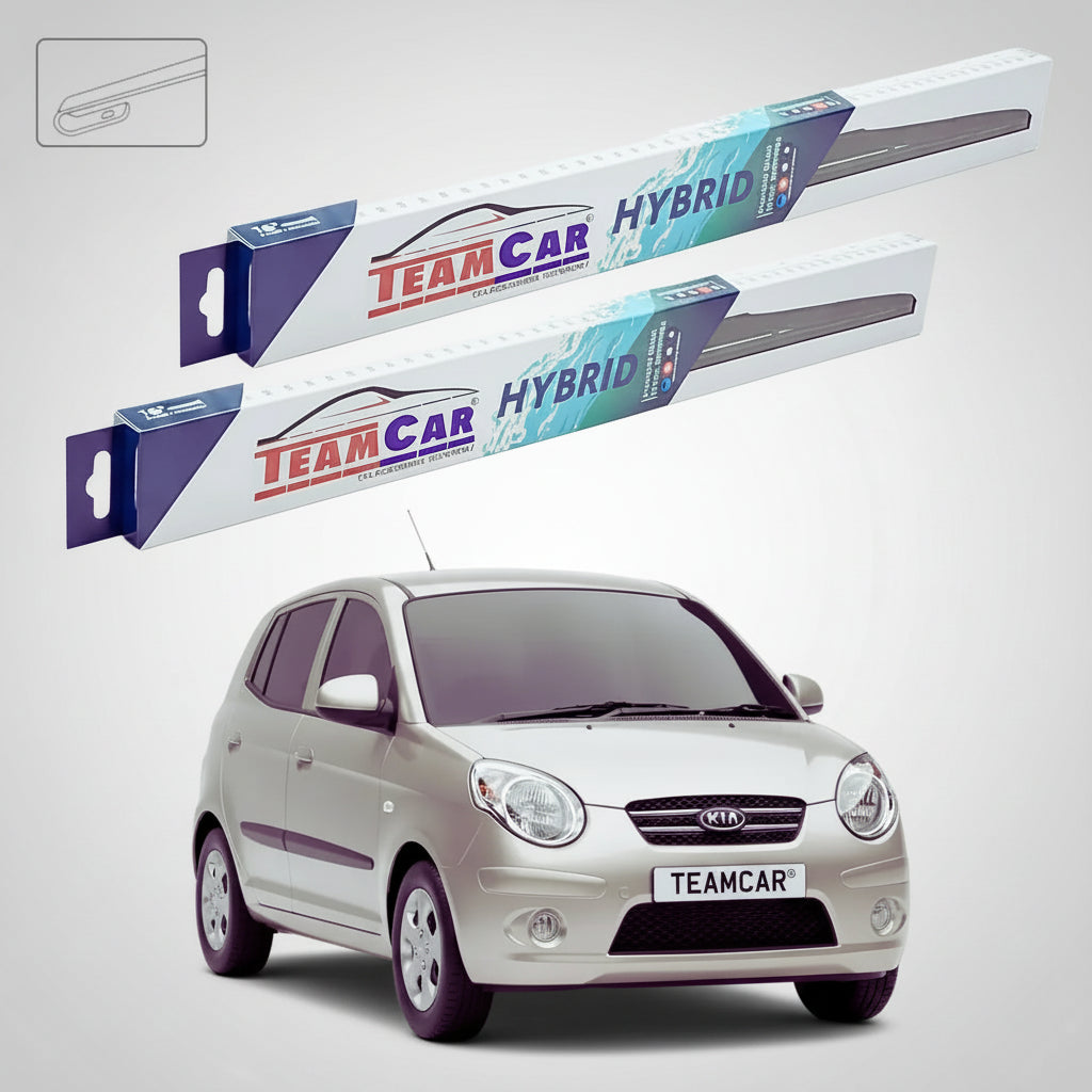 Ștergătoare Kia Picanto I BA Hatchback 2004-2011 | Set Față Hibrid – TeamCar®