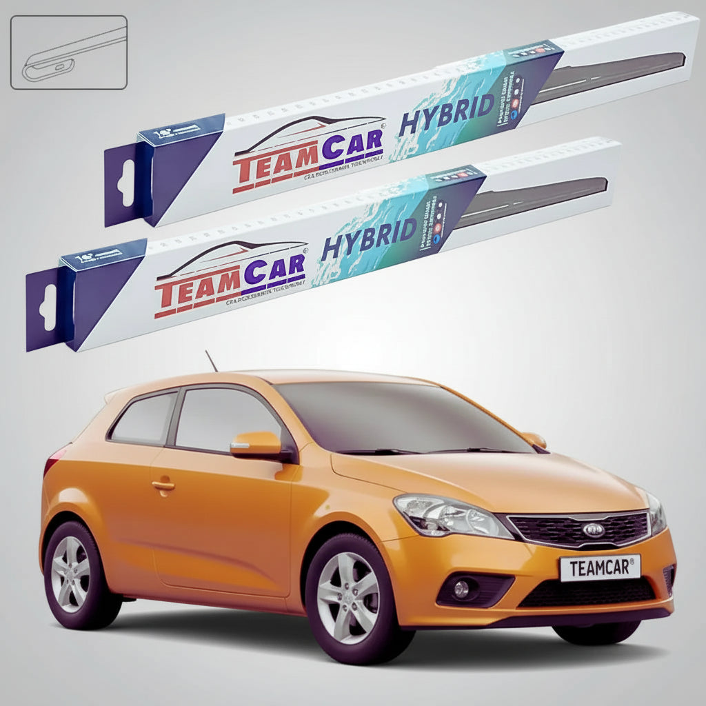 Ștergătoare Kia Pro Ceed I ED Facelift 2009-2012 | Set Față Hibrid – TeamCar®