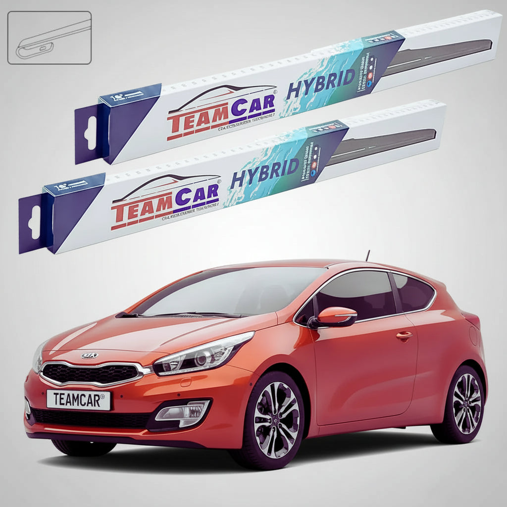 Ștergătoare Kia Pro Ceed II JD 2013-prezent | Set Față Hibrid – TeamCar®