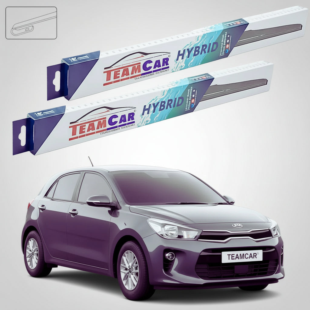 Ștergătoare Kia Rio IV YB Hatchback 2017-prezent | Set Față Hibrid – TeamCar®