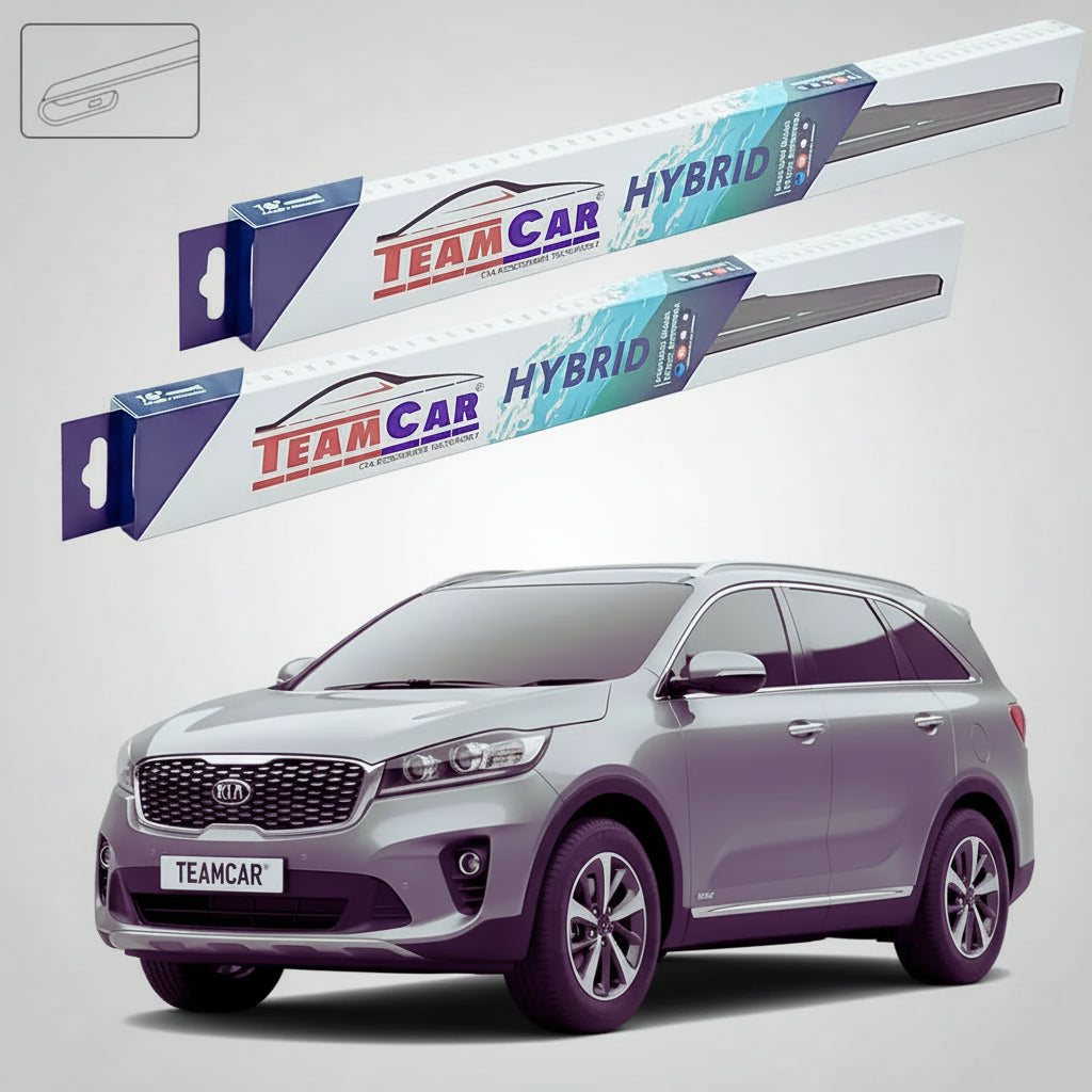 Ștergătoare Kia Sorento III UM SUV 2015-2020 | Set Față Hibrid – TeamCar®