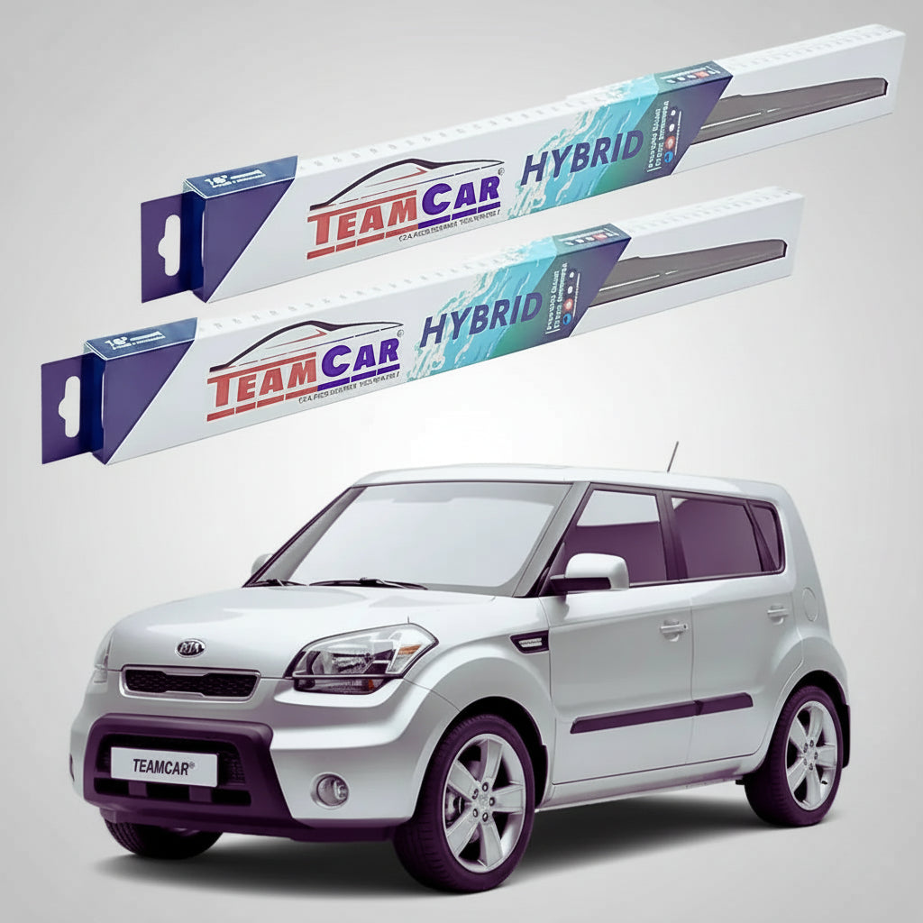 Ștergătoare Kia Soul I AM Hatchback 2008-2014 | Set Față Hibrid – TeamCar®
