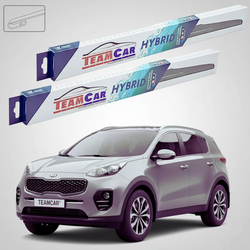 Ștergătoare Kia Sportage IV QL SUV 2015-2022 | Set Față Hibrid – TeamCar®