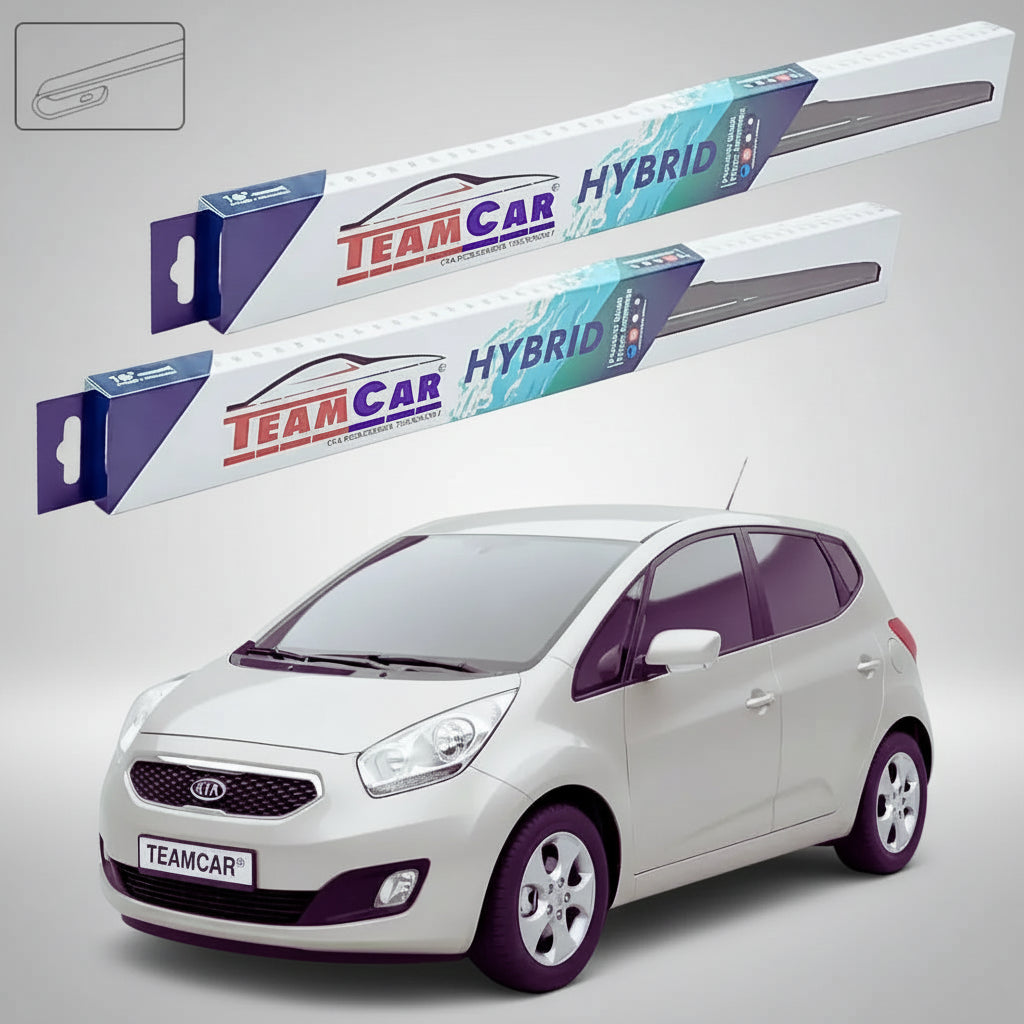 Ștergătoare Kia Venga YN Hatchback 2010-2019 | Set Față Hibrid – TeamCar®