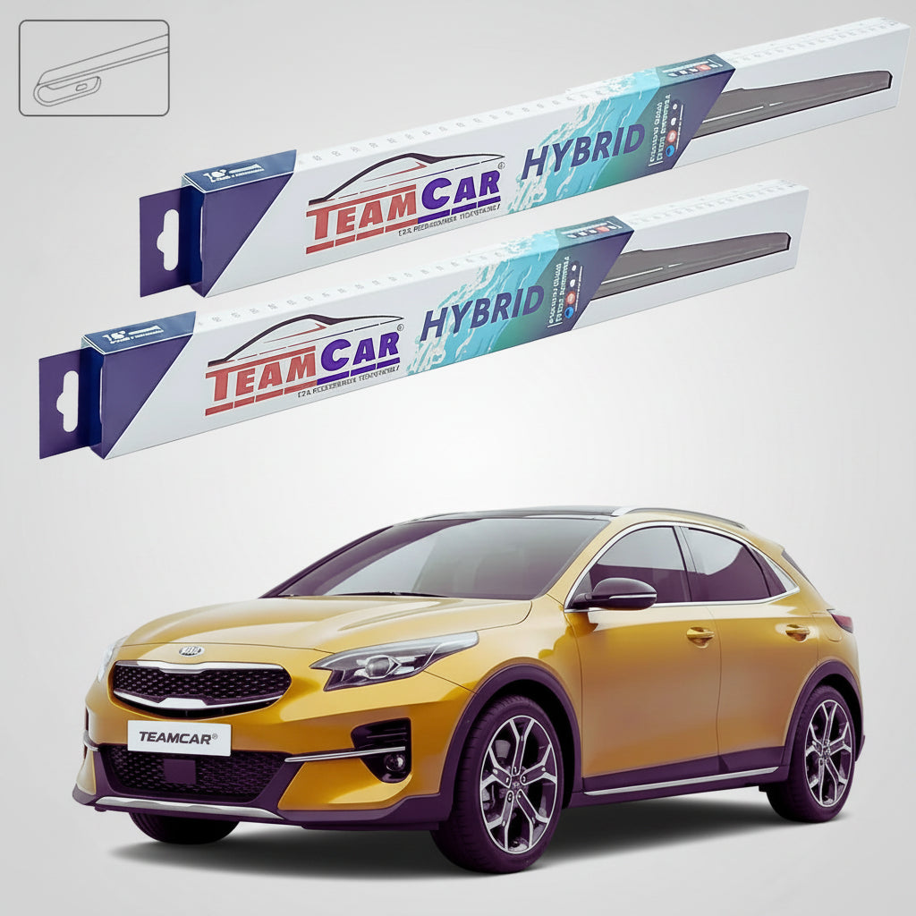 Ștergătoare Kia XCeed CD 2019-prezent | Set Față Hibrid – TeamCar®