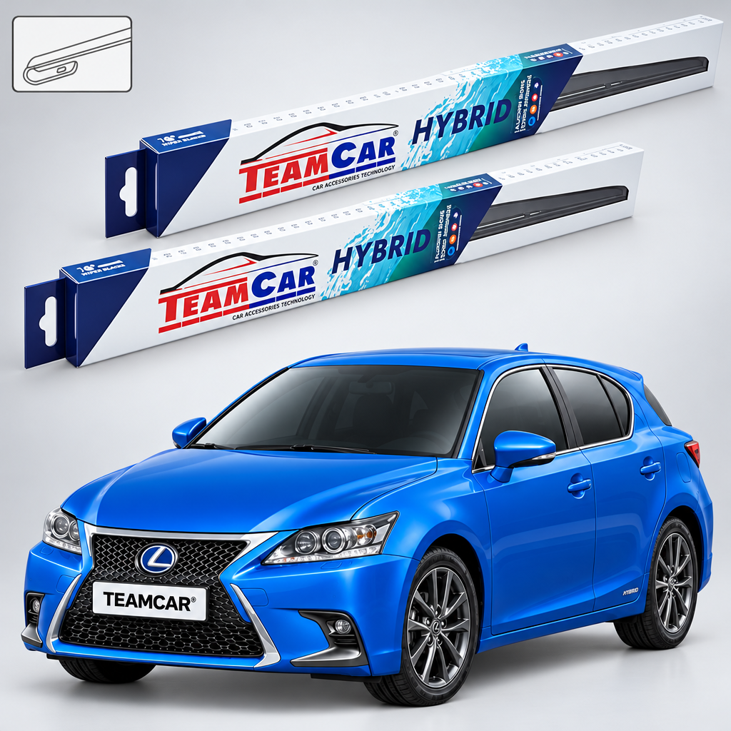 Ștergătoare Lexus CT 200h Hatchback 2011–2020 | Set Față Hibrid – TeamCar®
