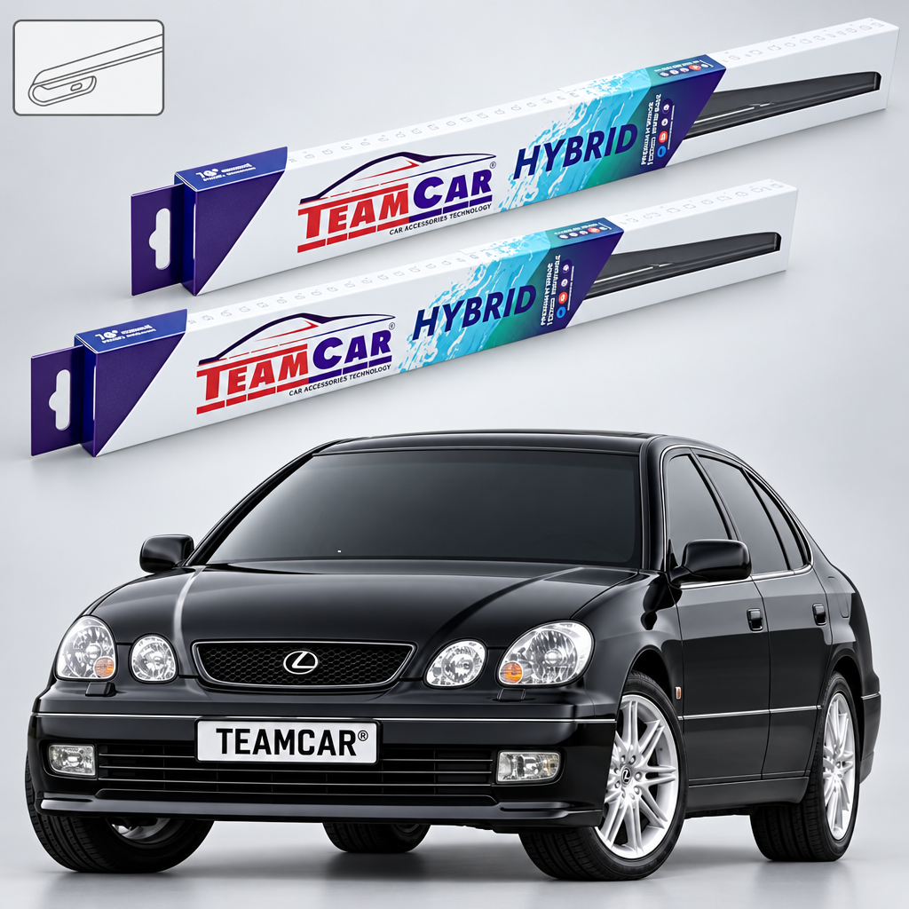 Ștergătoare Lexus GS II S160 08.1997–01.2005 | Set Față Hibrid – TeamCar®