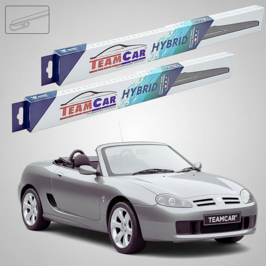 Ștergătoare MG TF Roadster 2002-2009 | Set Față Hibrid – TeamCar®