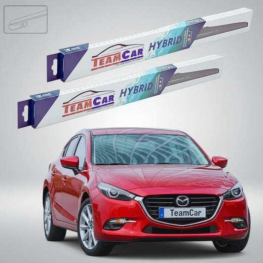 Ștergătoare Mazda 3 BN Facelift 2016-2019 | Set Față Hibrid – TeamCar®