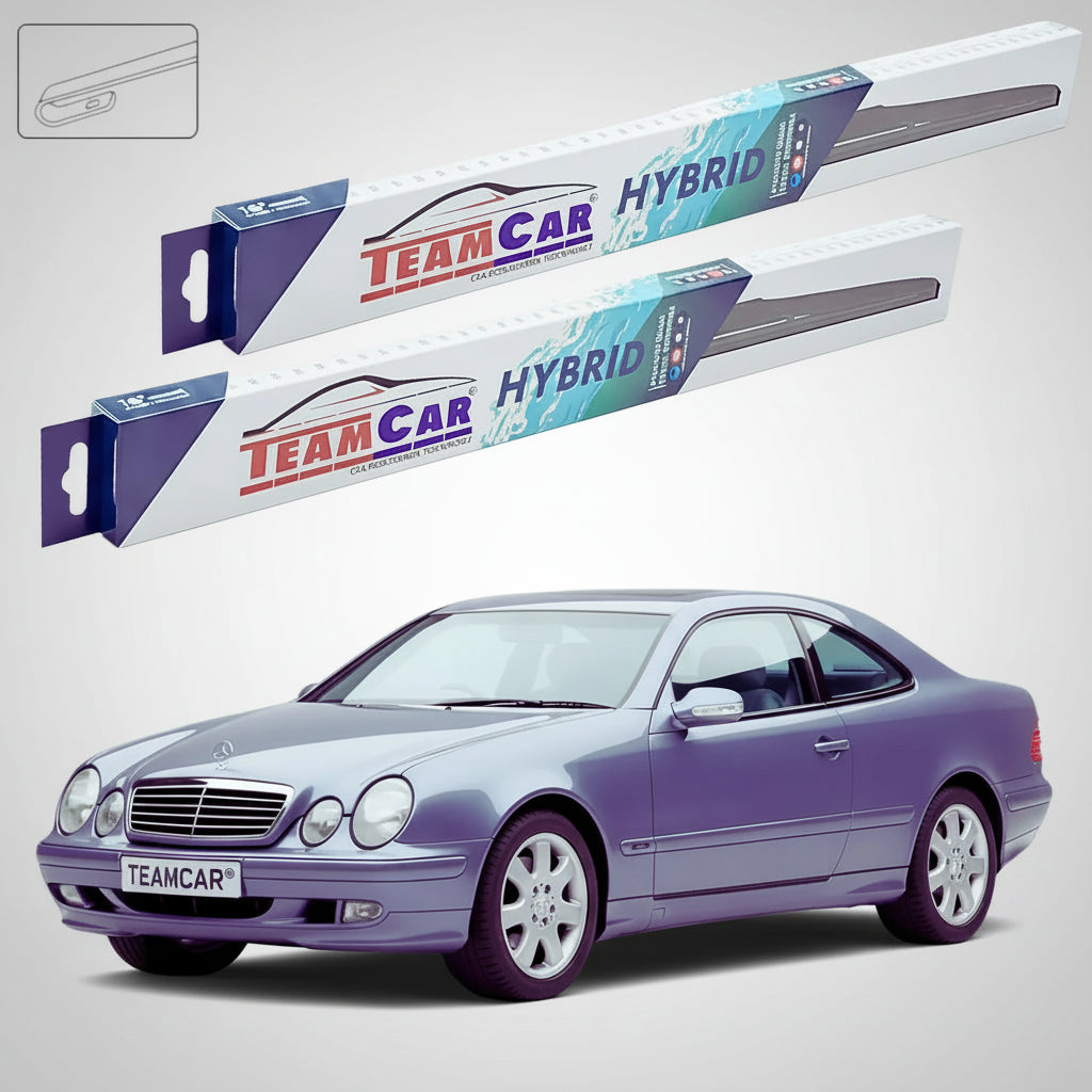 Ștergătoare Mercedes-Benz CLK Coupé C208 1997-2002 | Set Față Hibrid – TeamCar®
