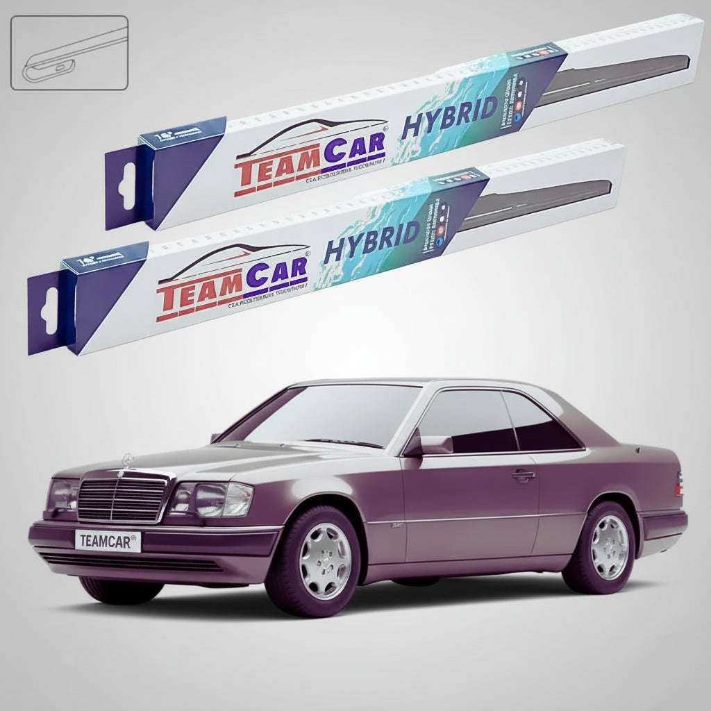 Ștergătoare Mercedes-Benz Clasa E Coupé C124 1993-1998 | Set Față Hibrid – TeamCar®