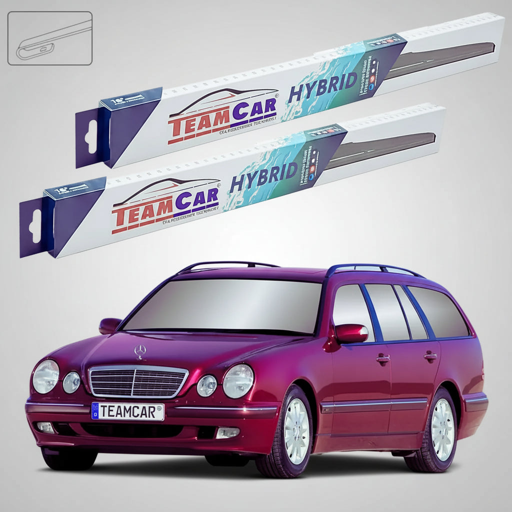 Ștergătoare Mercedes-Benz Clasa E T-Model S210 1996-2003 | Set Față Hibrid – TeamCar®