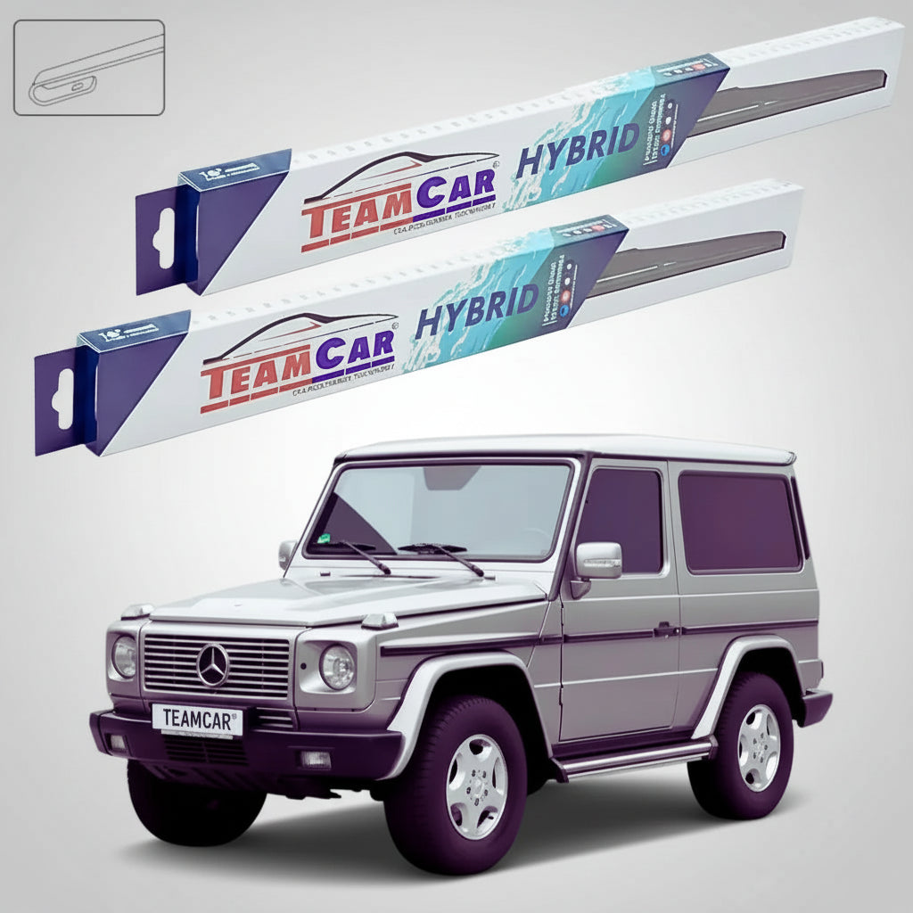 Ștergătoare Mercedes-Benz Clasa G W463 1989-2018 | Set Față Hibrid – TeamCar®