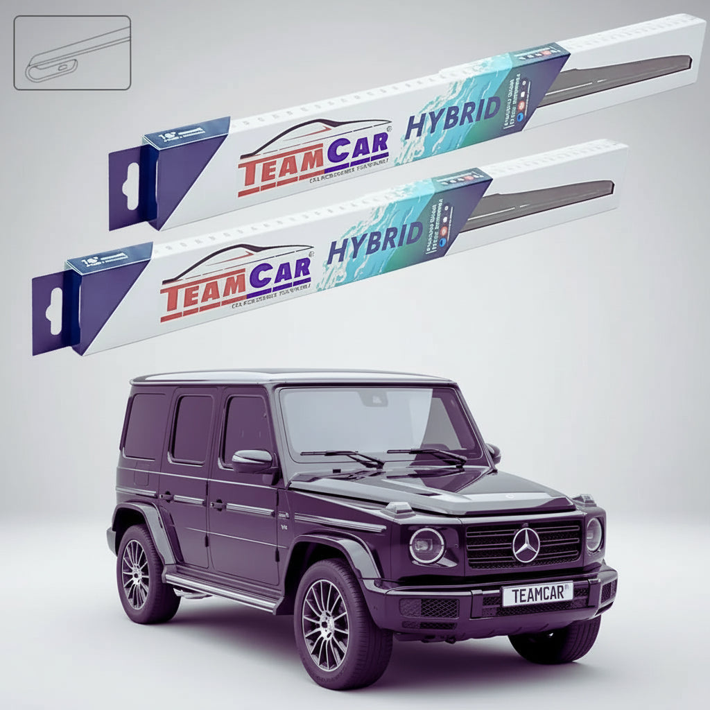 Ștergătoare Mercedes-Benz Clasa G W463 2018-prezent | Set Față Hibrid – TeamCar®