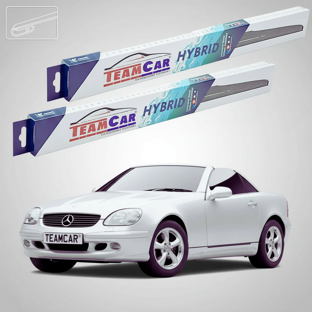 Ștergătoare Mercedes-Benz SLK R170 1996-2004 | Set Față Hibrid – TeamCar®