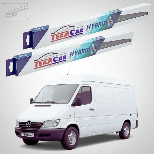 Ștergătoare Mercedes-Benz Sprinter T1N 1995-2006 | Set Față Hibrid – TeamCar®