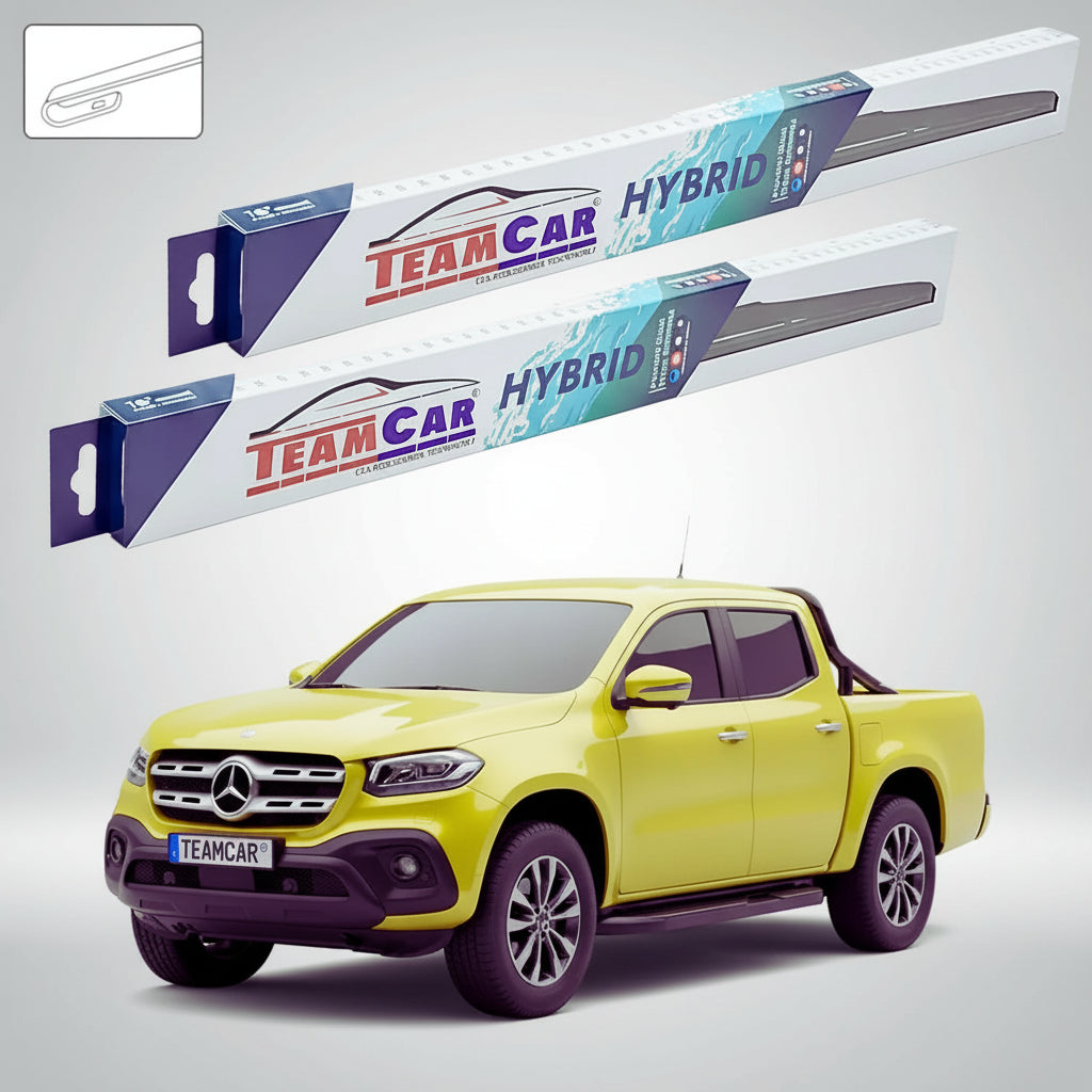 Ștergătoare Mercedes-Benz X-Class W470 2017-prezent | Set Față Hibrid – TeamCar®