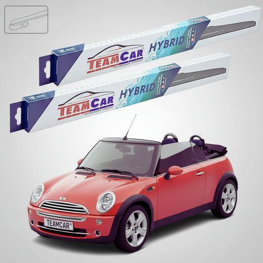 Ștergătoare Mini Cabrio R52 2004-2007 | Set Față Hibrid – TeamCar®