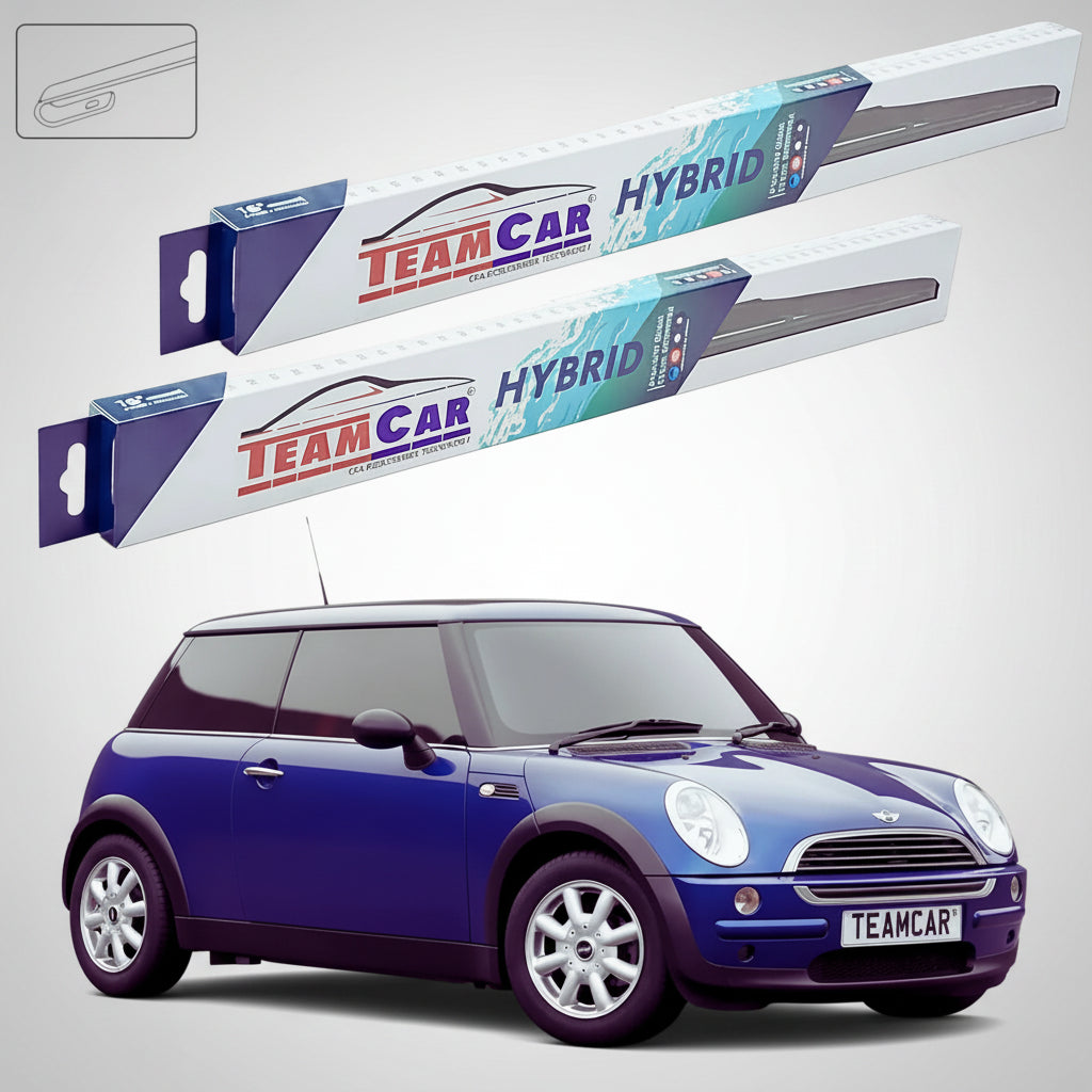 Ștergătoare Mini One R50 R53 2001-2004 | Set Față Hibrid – TeamCar®