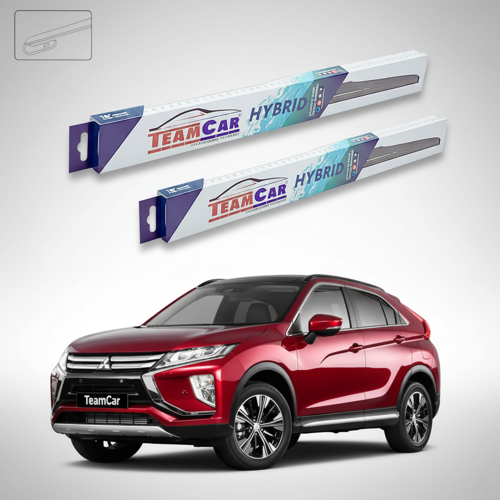 Ștergătoare TeamCar® pentru Mitsubishi Eclipse Cross (GK_, YA, YB) 2017–prezent – Set Față Hibrid