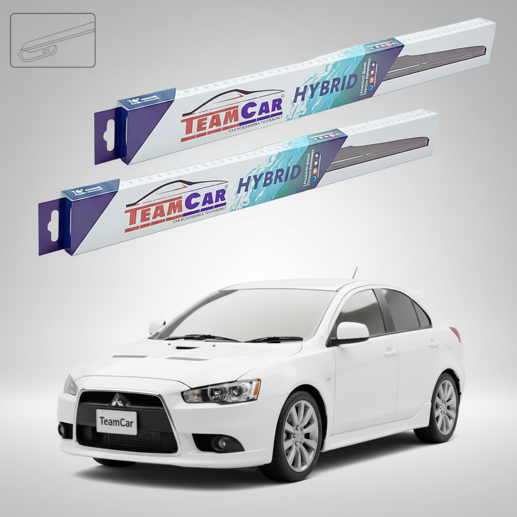 Stergatoare TeamCar pentru Mitsubishi Galant Fortis Sportback (CX_A) 2008-2009 - Set Fata Hibrid