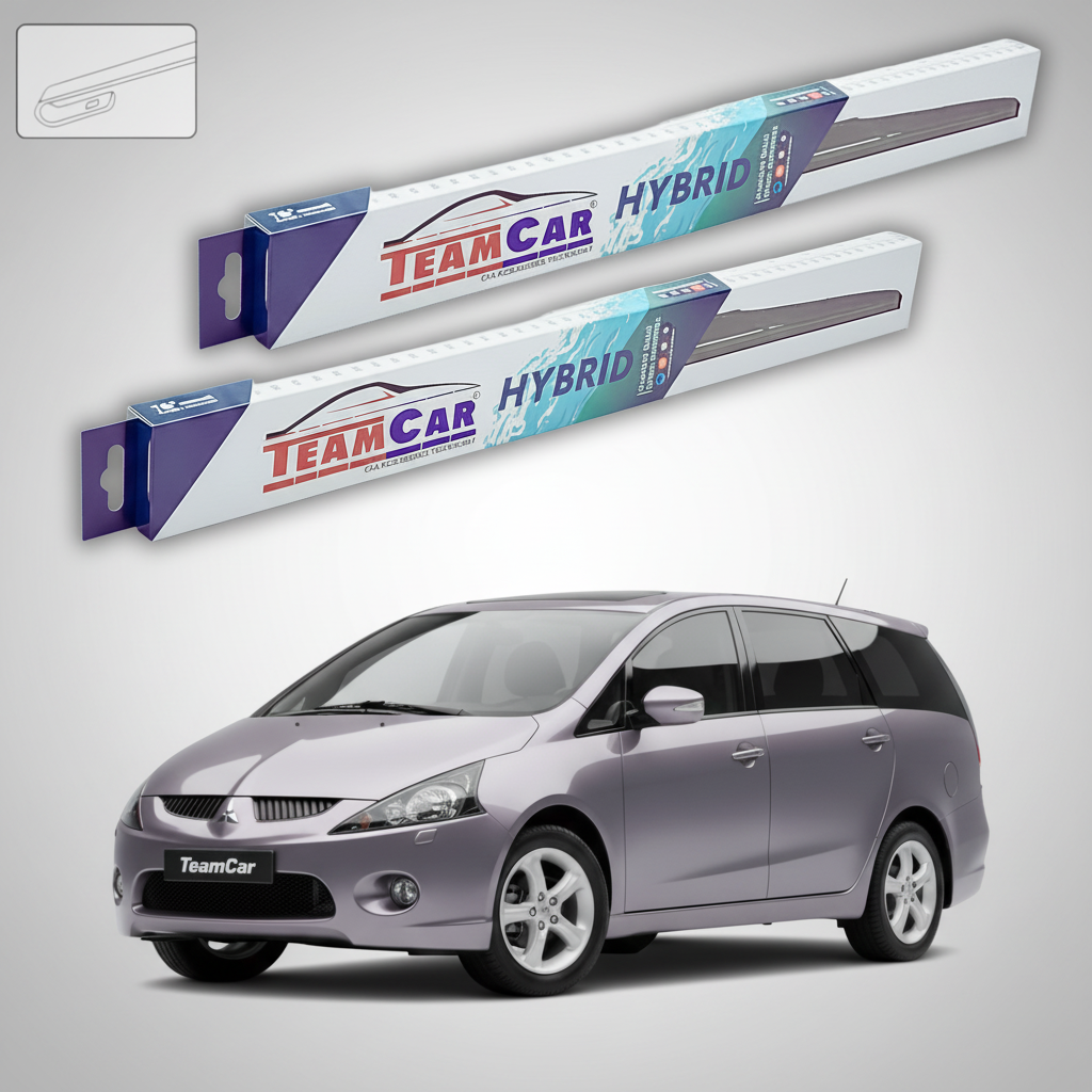 Stergatoare TeamCar pentru Mitsubishi Grandis MPV (NA_W) 2004-2008 - Set Fata Hibrid