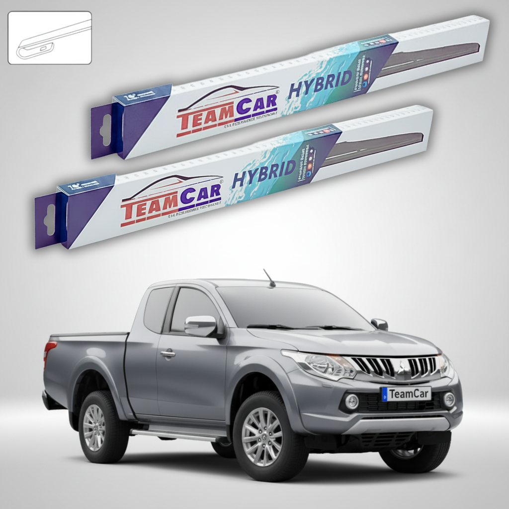 Stergatoare TeamCar pentru Mitsubishi L200 Pick-up Gen V (KJ_/KK_/KL_) 2015-2024 - Set Fata Hibrid