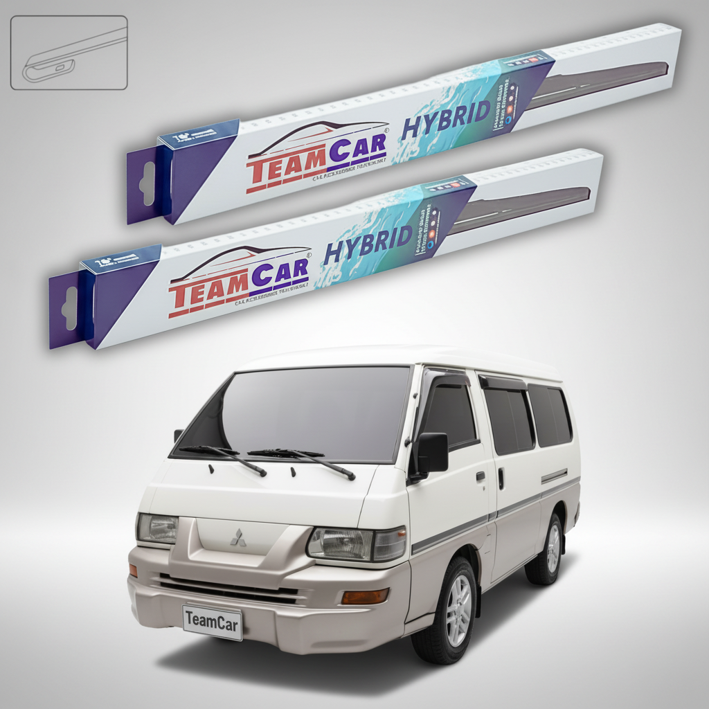 Stergatoare TeamCar pentru Mitsubishi L300 Exceed Van (P0_W/P1_W/P2_W) 2000+ - Set Fata Hibrid