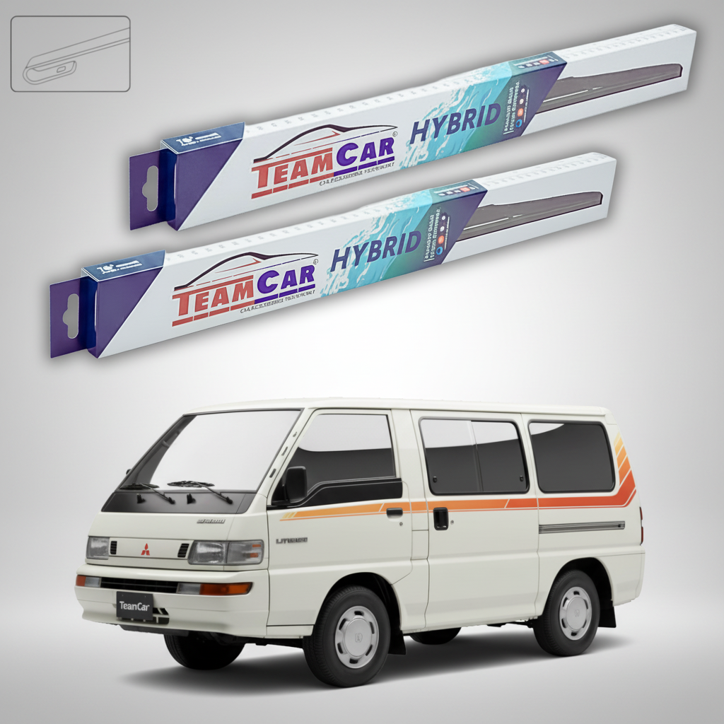 Stergatoare TeamCar pentru Mitsubishi L300 Van Gen III (P1_T) 1994-2000 - Set Fata Hibrid