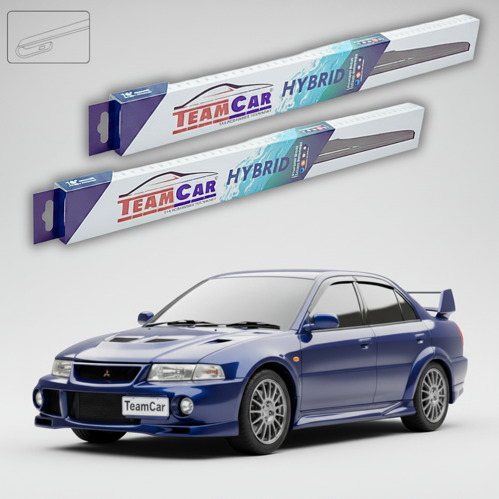 Stergatoare TeamCar pentru Mitsubishi Lancer Gen VI (CJ_/CP_) EVO 4-6 1995-2003 - Set Fata Hibrid